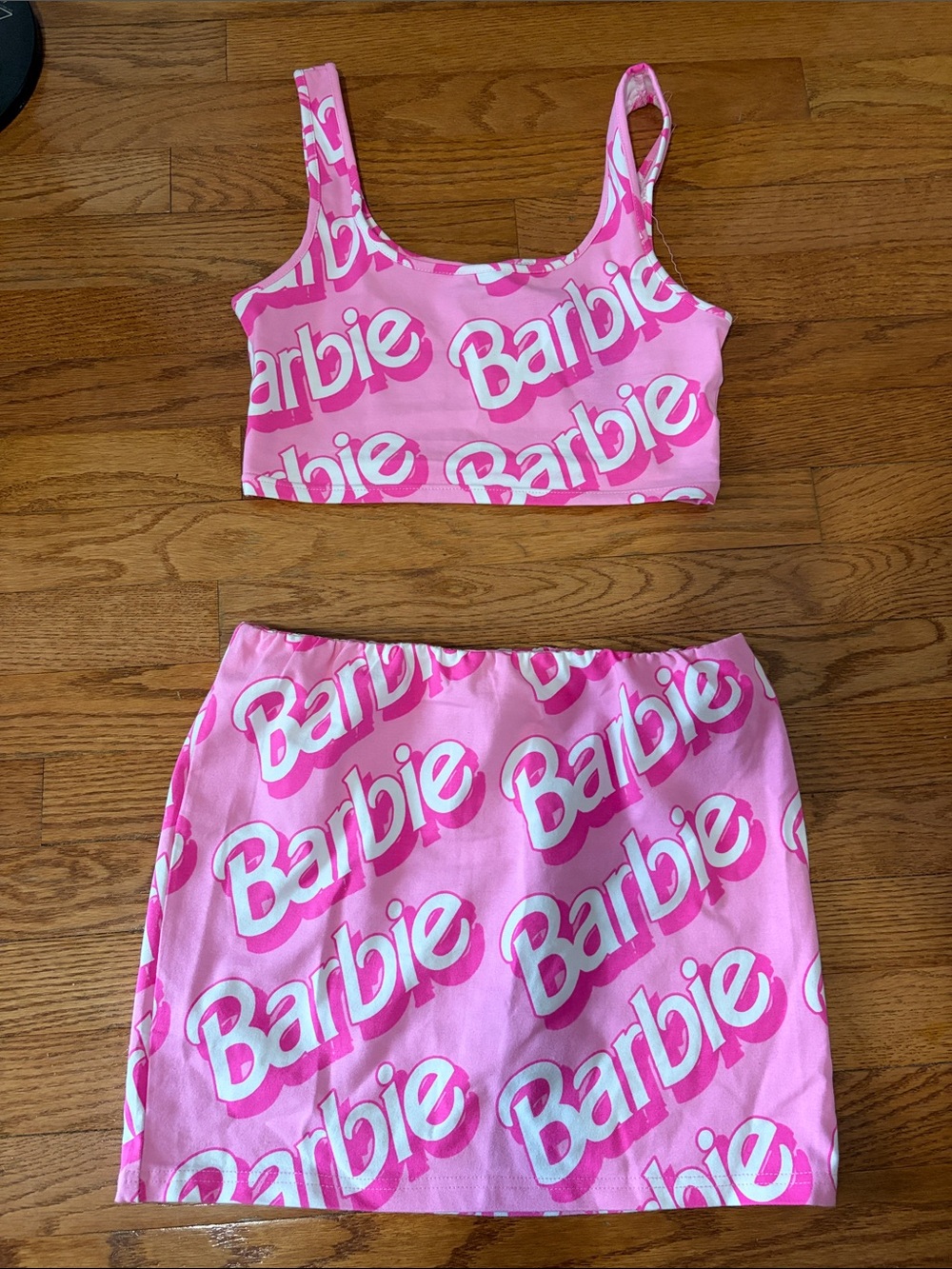 Barbie Pink Logo Two-Piece Set
